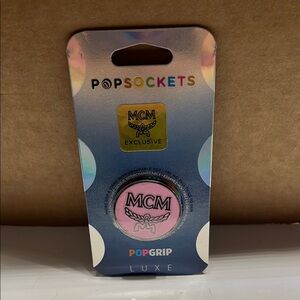 New MCM Pink PopSocket with Logo